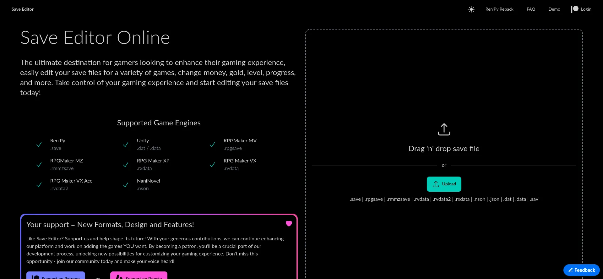 Saveeditor.online