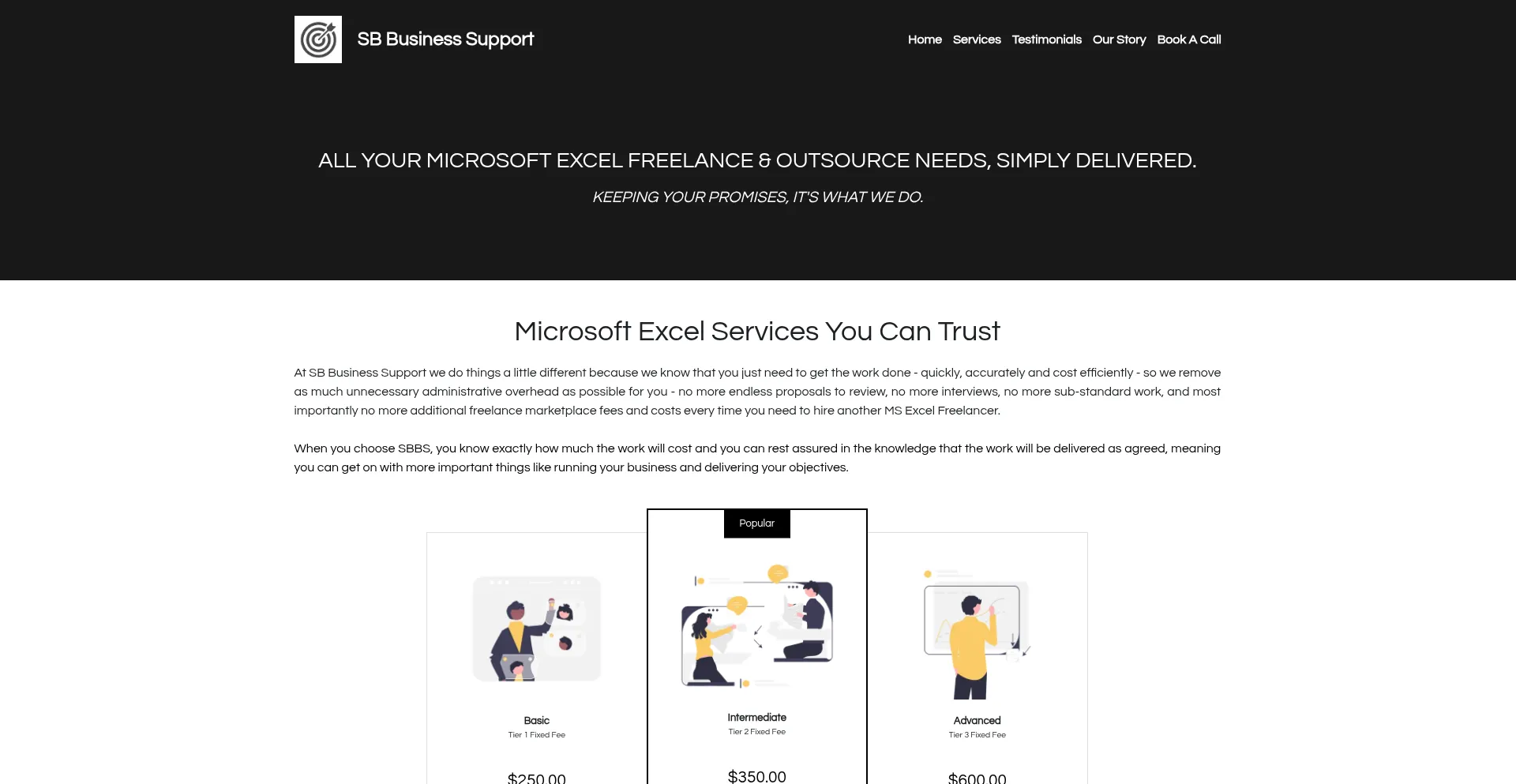 Website screenshot of Sbbs.io