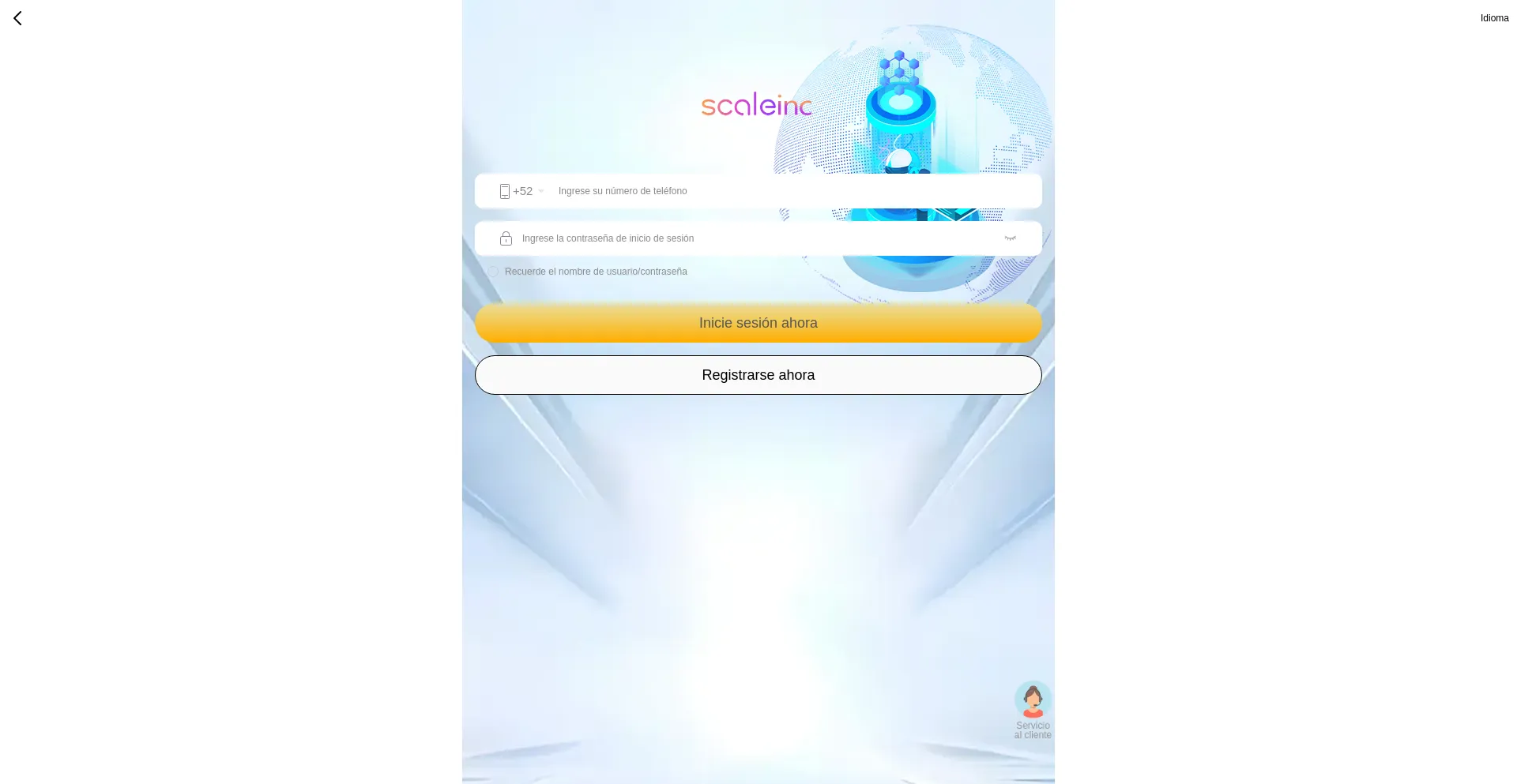 Website screenshot of Scaleinc.ai