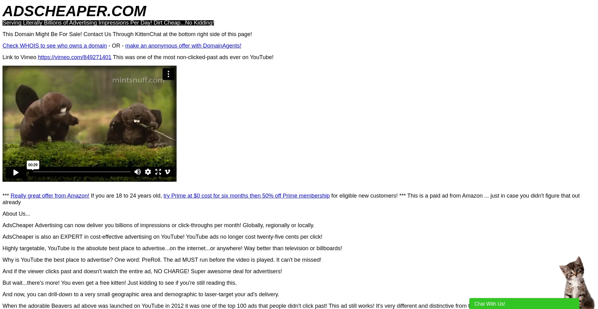 Website screenshot of Scamnet.com