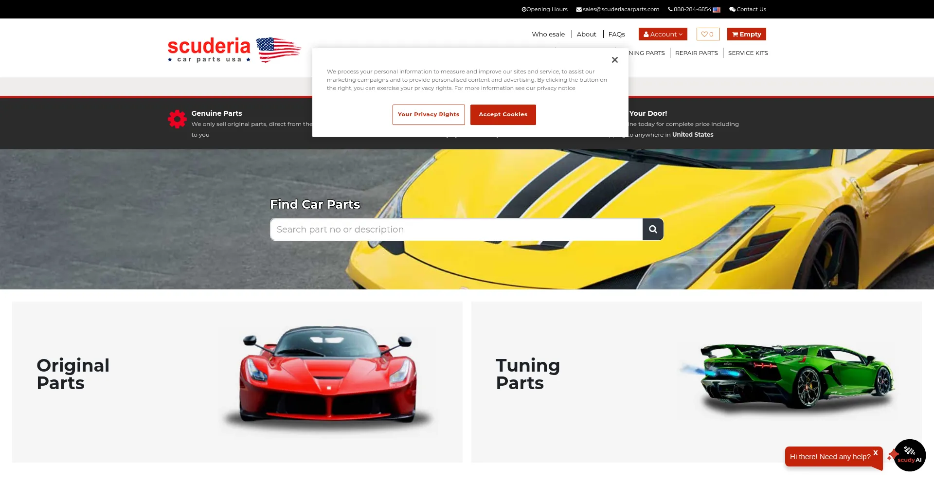 Scuderiacarparts.com est-il Sûr et Fiable ?