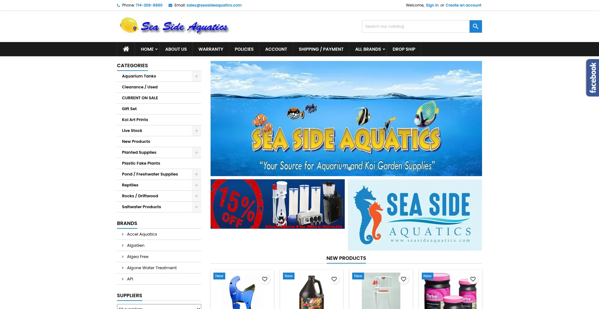 Seasideaquatics.com