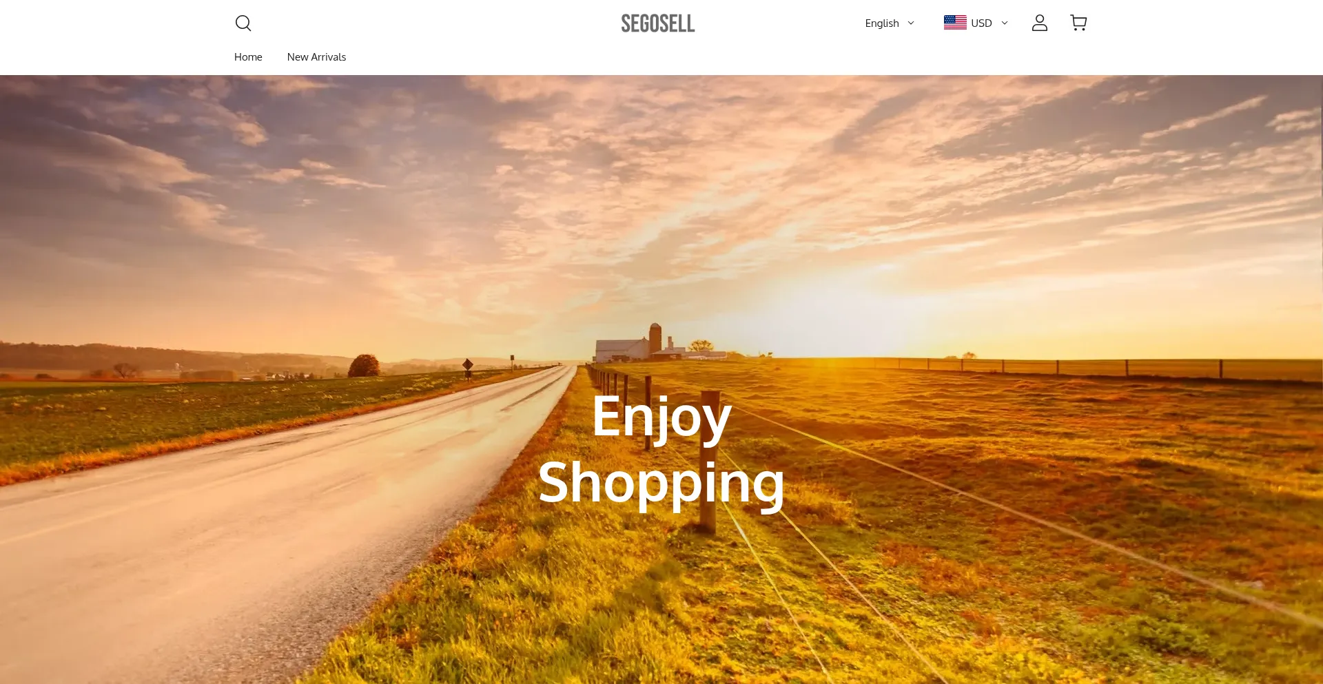Website screenshot of Segosell.com