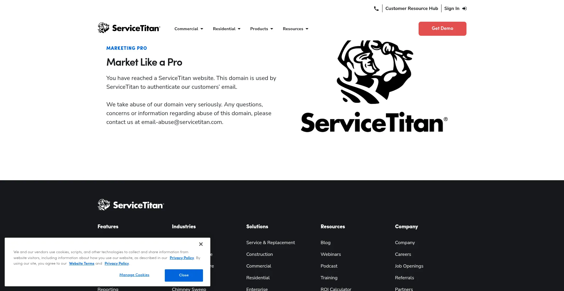 Servicetitanmail.io est-il Sûr et Fiable ?
