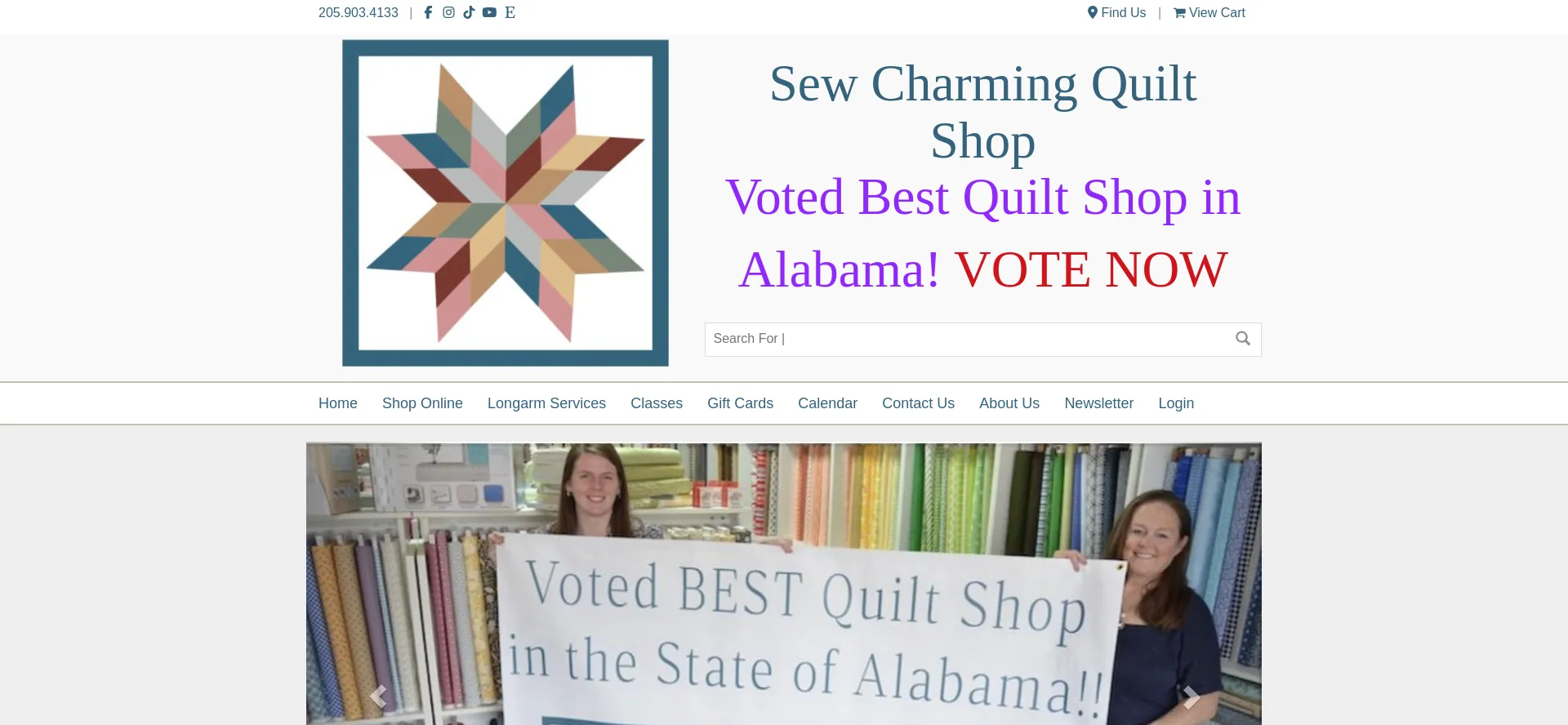 Sewcharmingquiltshop.com