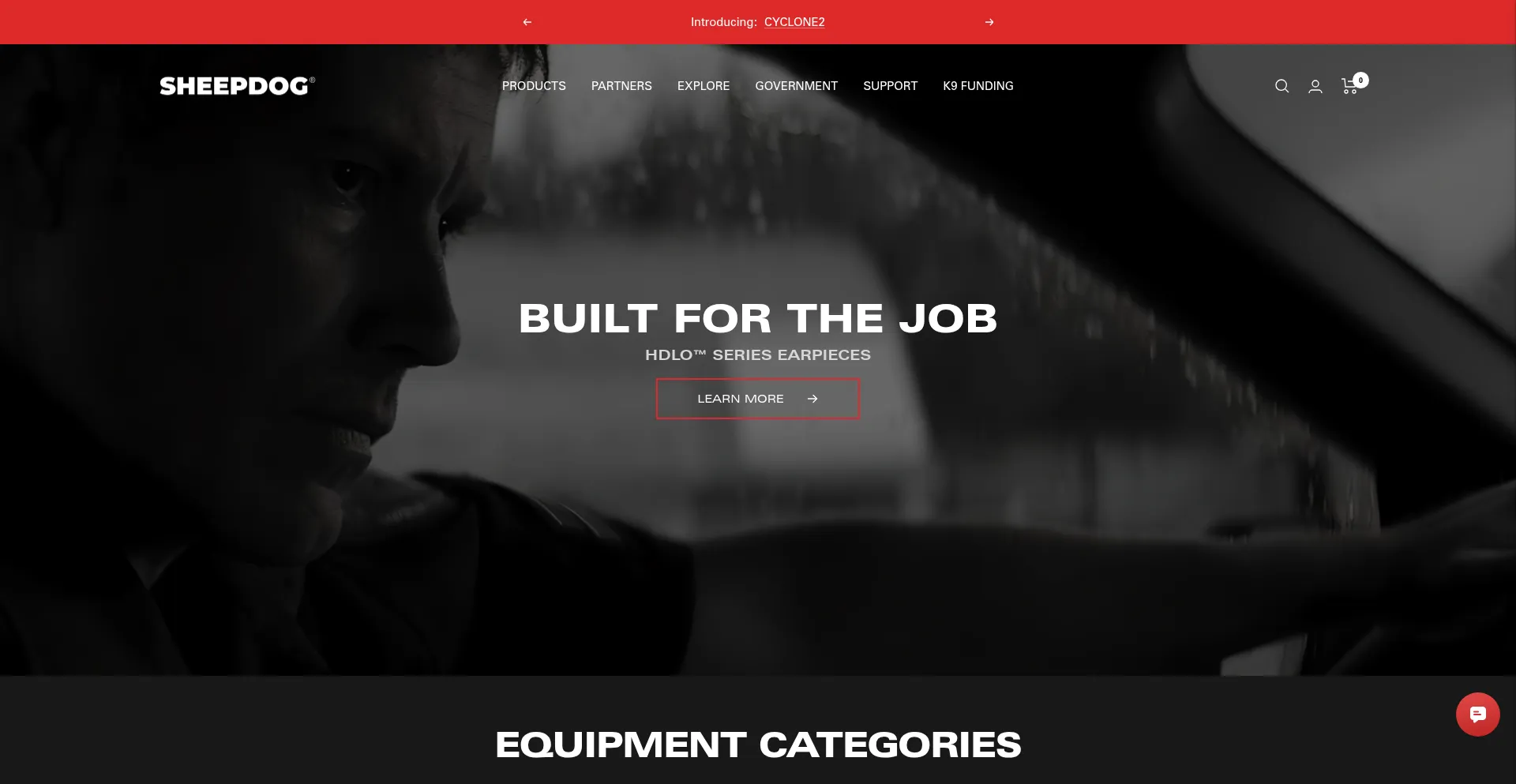 Website screenshot of Sheepdogmics.com