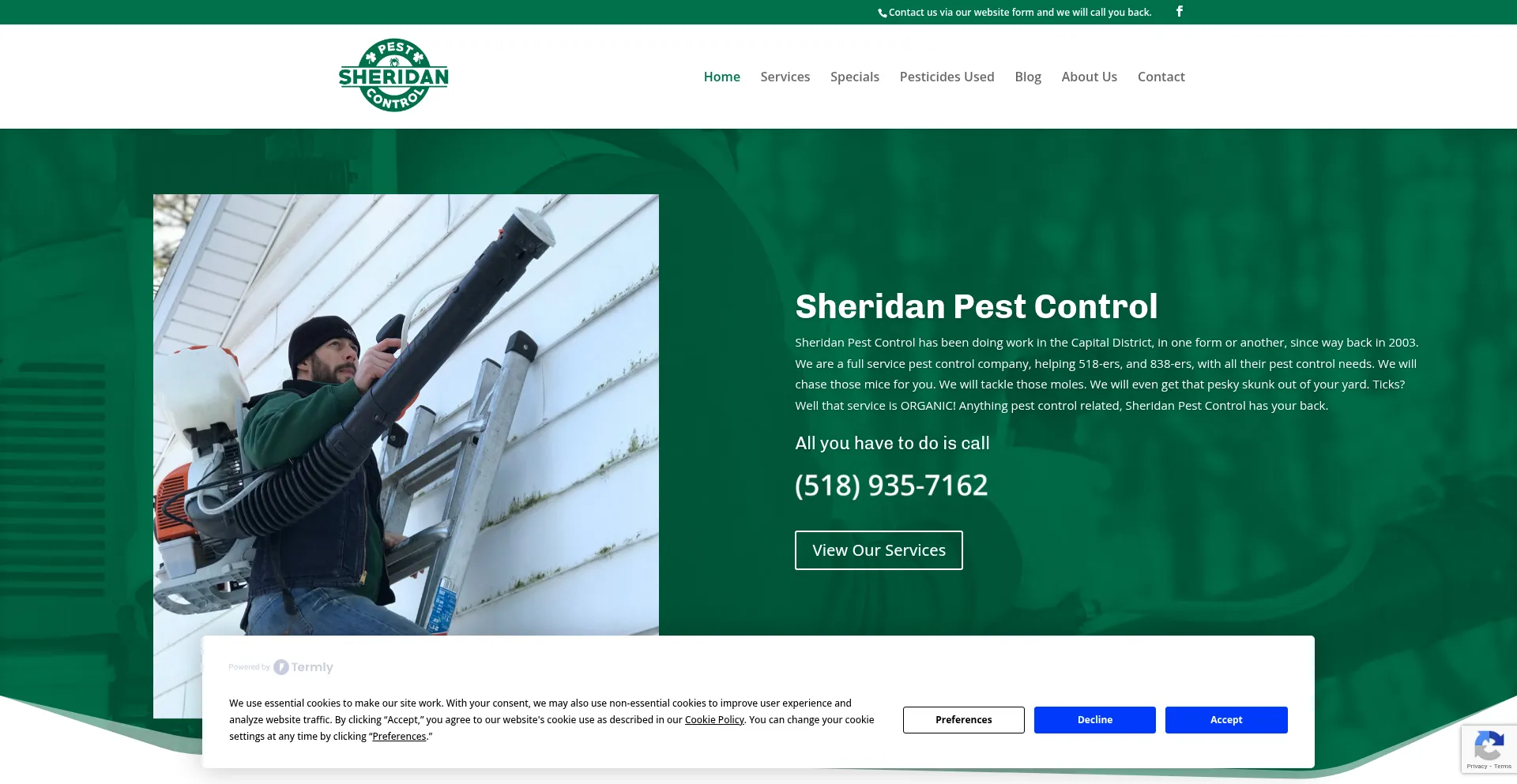 Sheridanpest.com est-il Sûr et Fiable ?