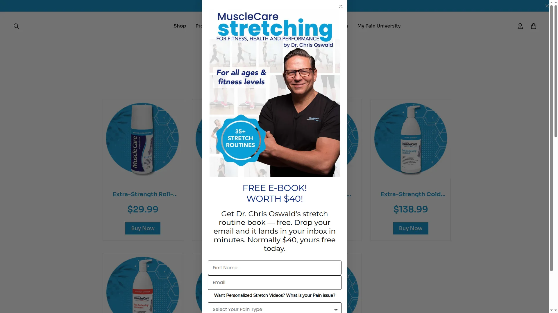 Shop.getmusclecare.com