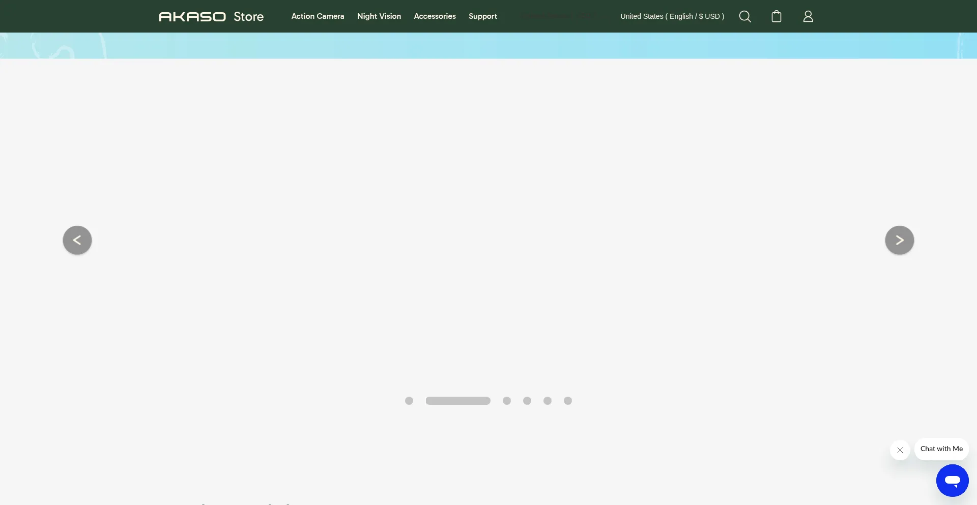 Website screenshot of Shopakaso.com