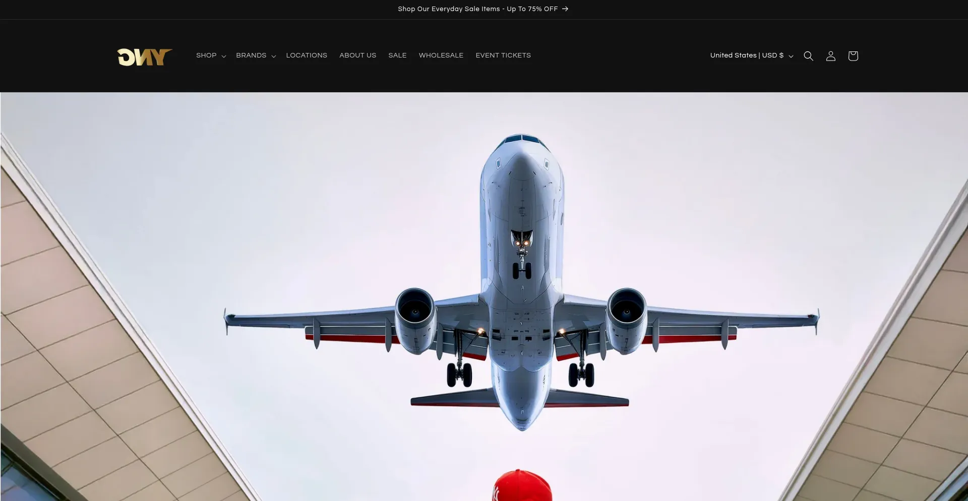Website screenshot of Shopatyng.com