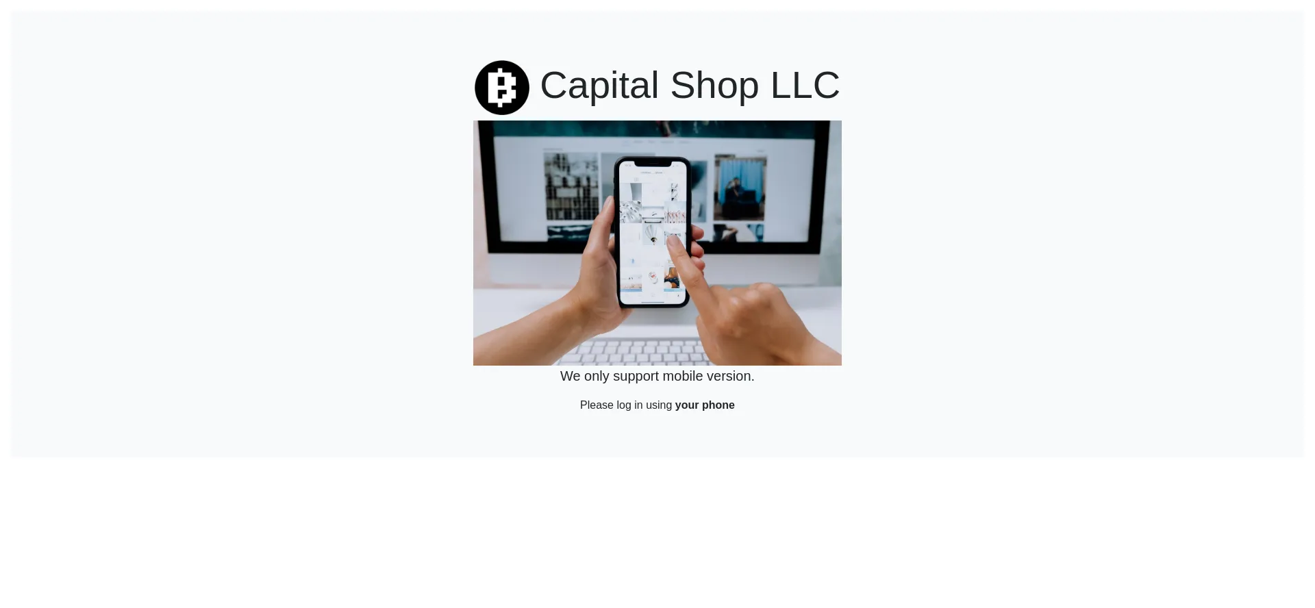 Website screenshot of Shopfire.shop