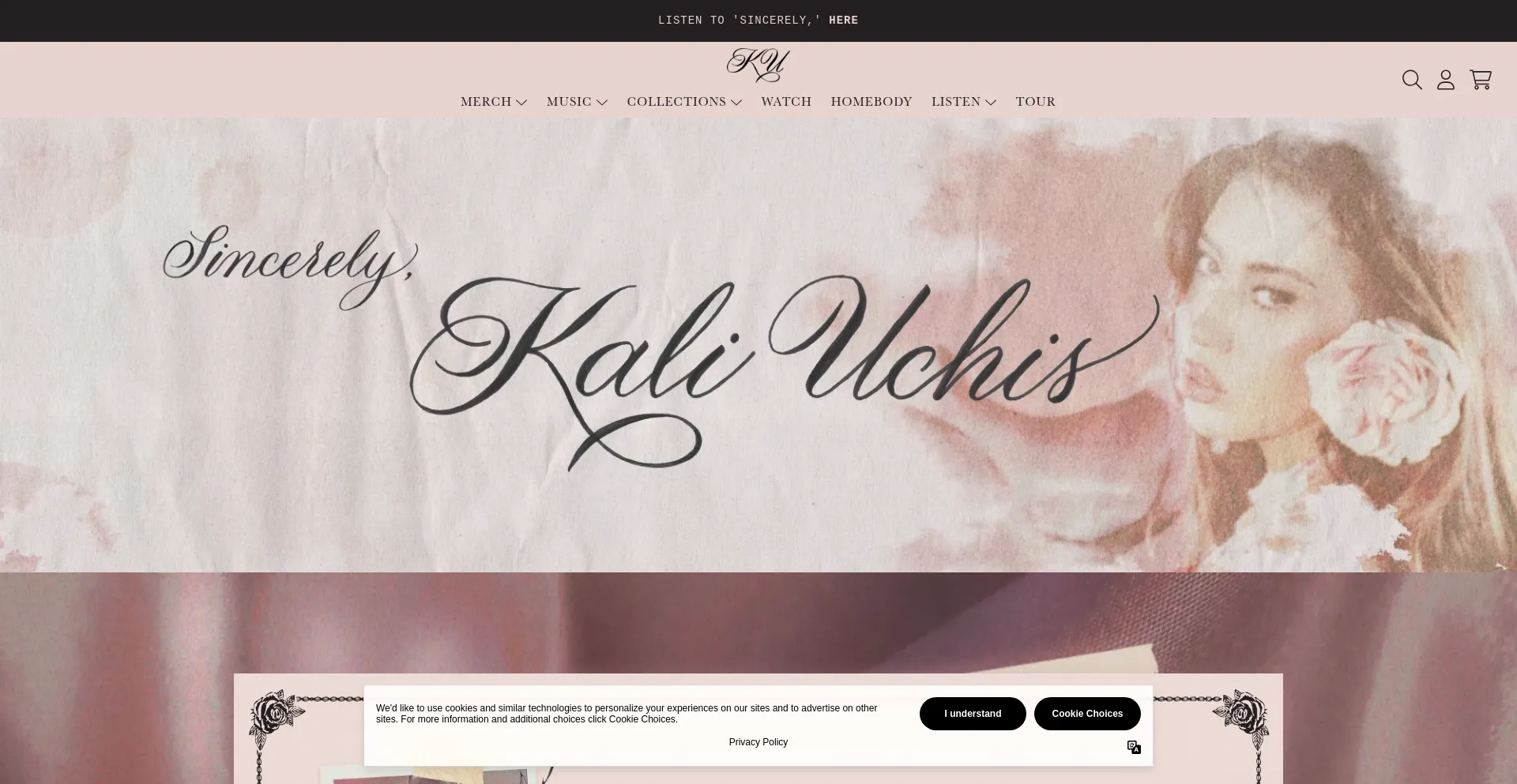 Website screenshot of Shopkaliuchis.com