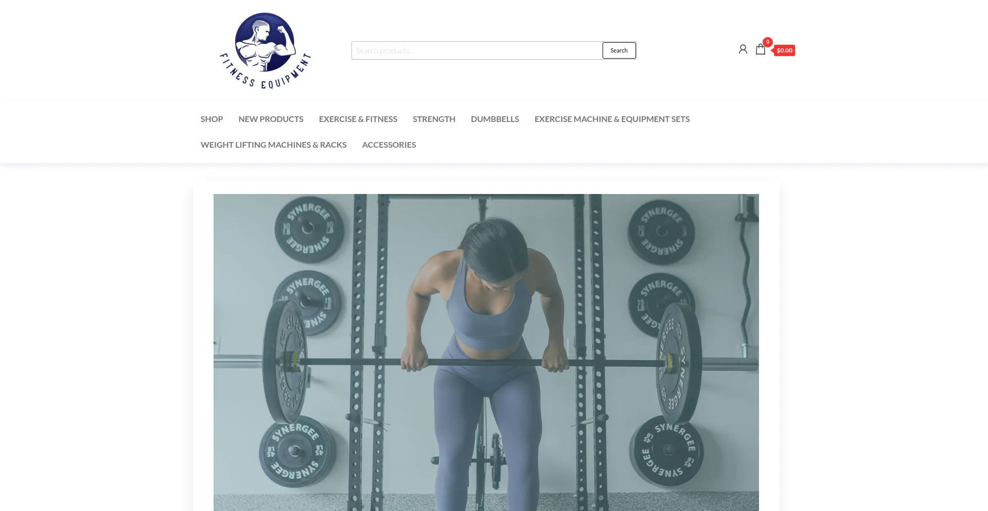Website screenshot of Shopoffitness.com
