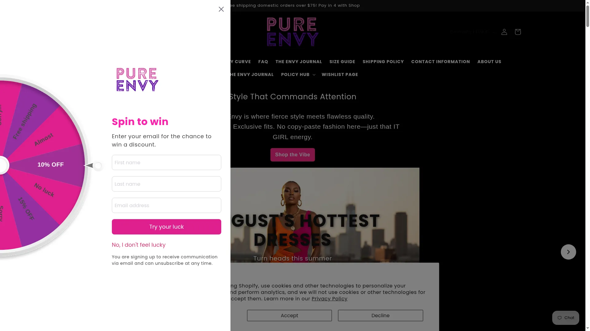 Shoppureenvy.com