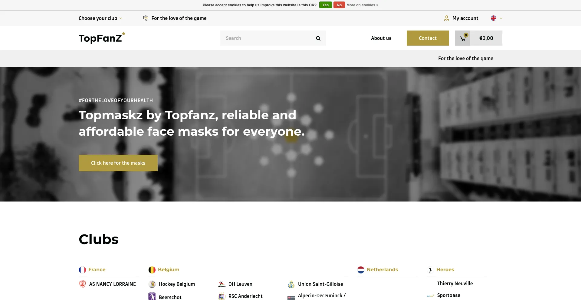 Shops.topfanz.com Screenshot