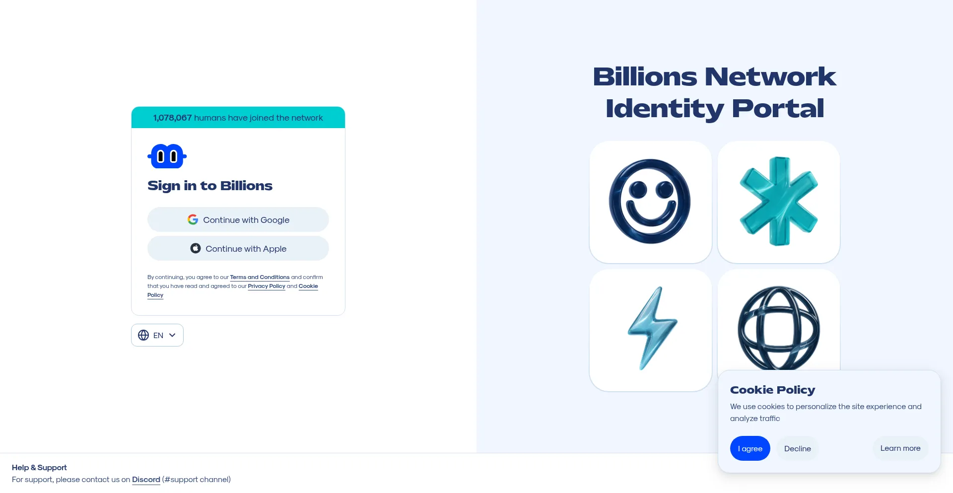 Signup.billions.network