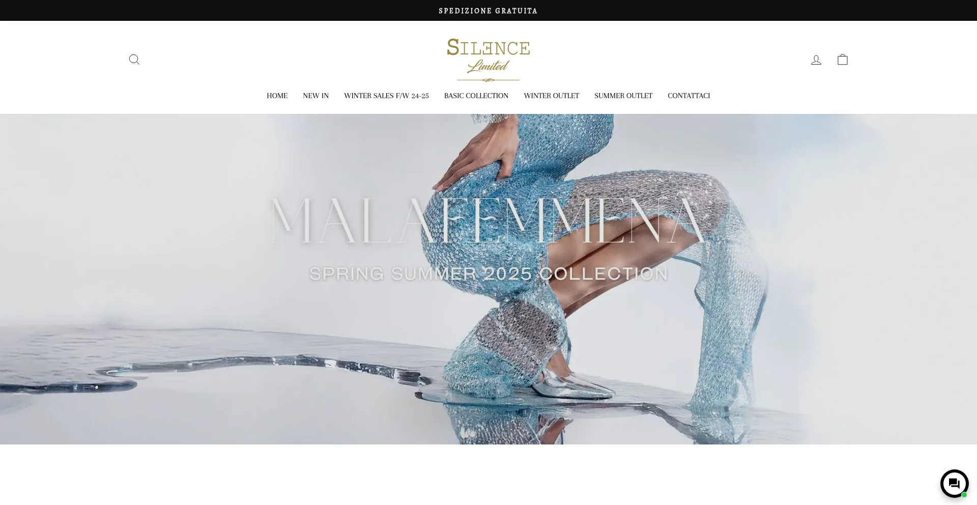 Website screenshot of Silencelimited.it