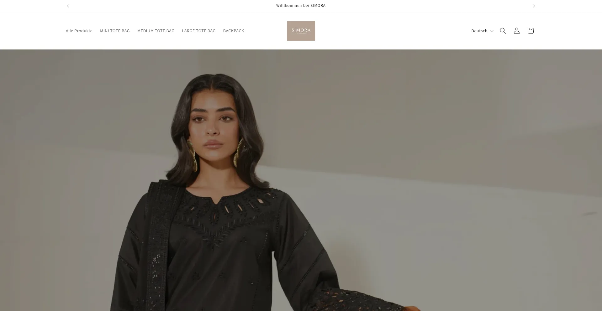 Website screenshot of Simora.ch