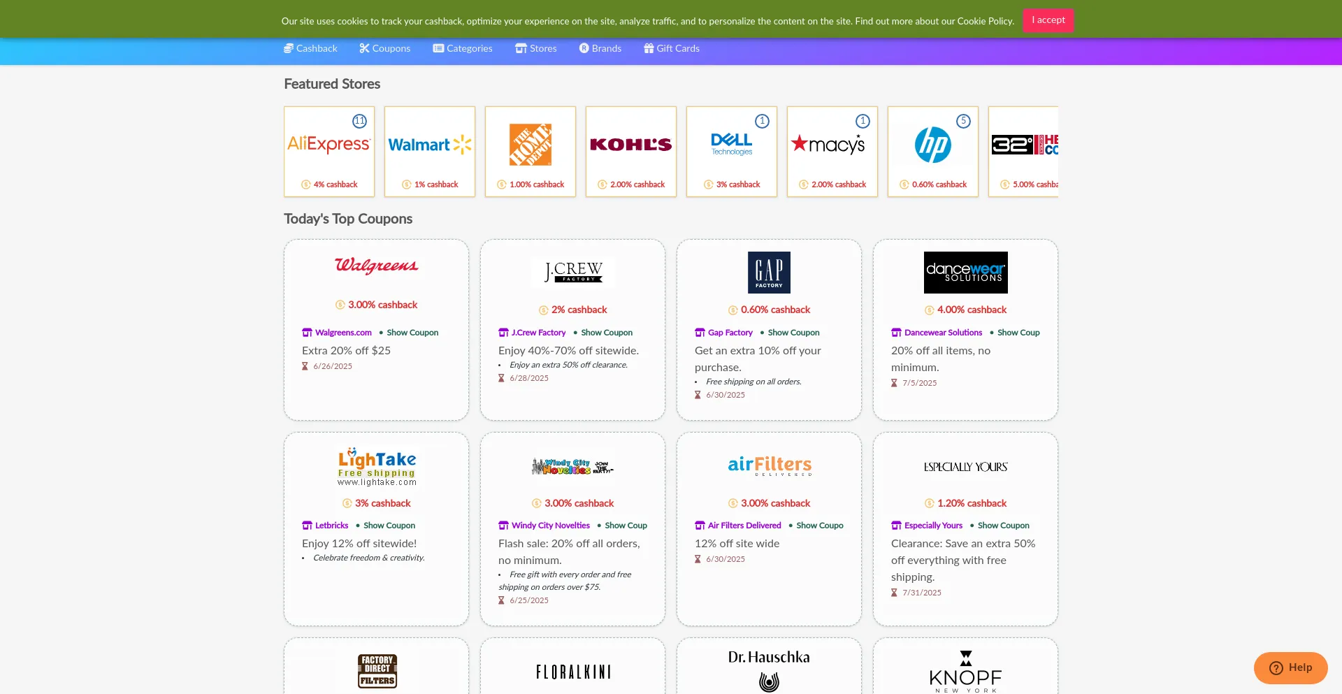 Website screenshot of Simplybestcoupons.com