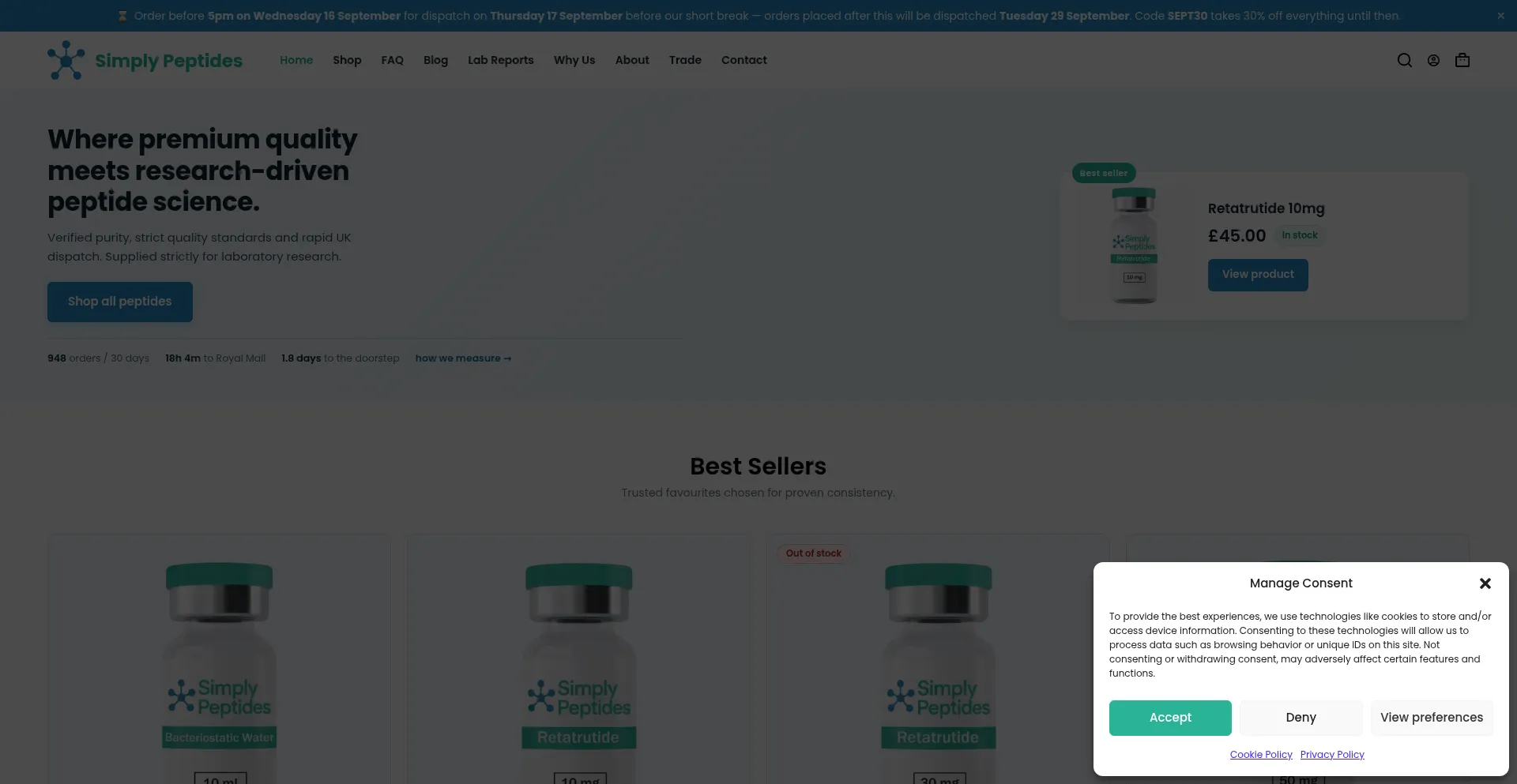 Simplypeptides.co.uk
