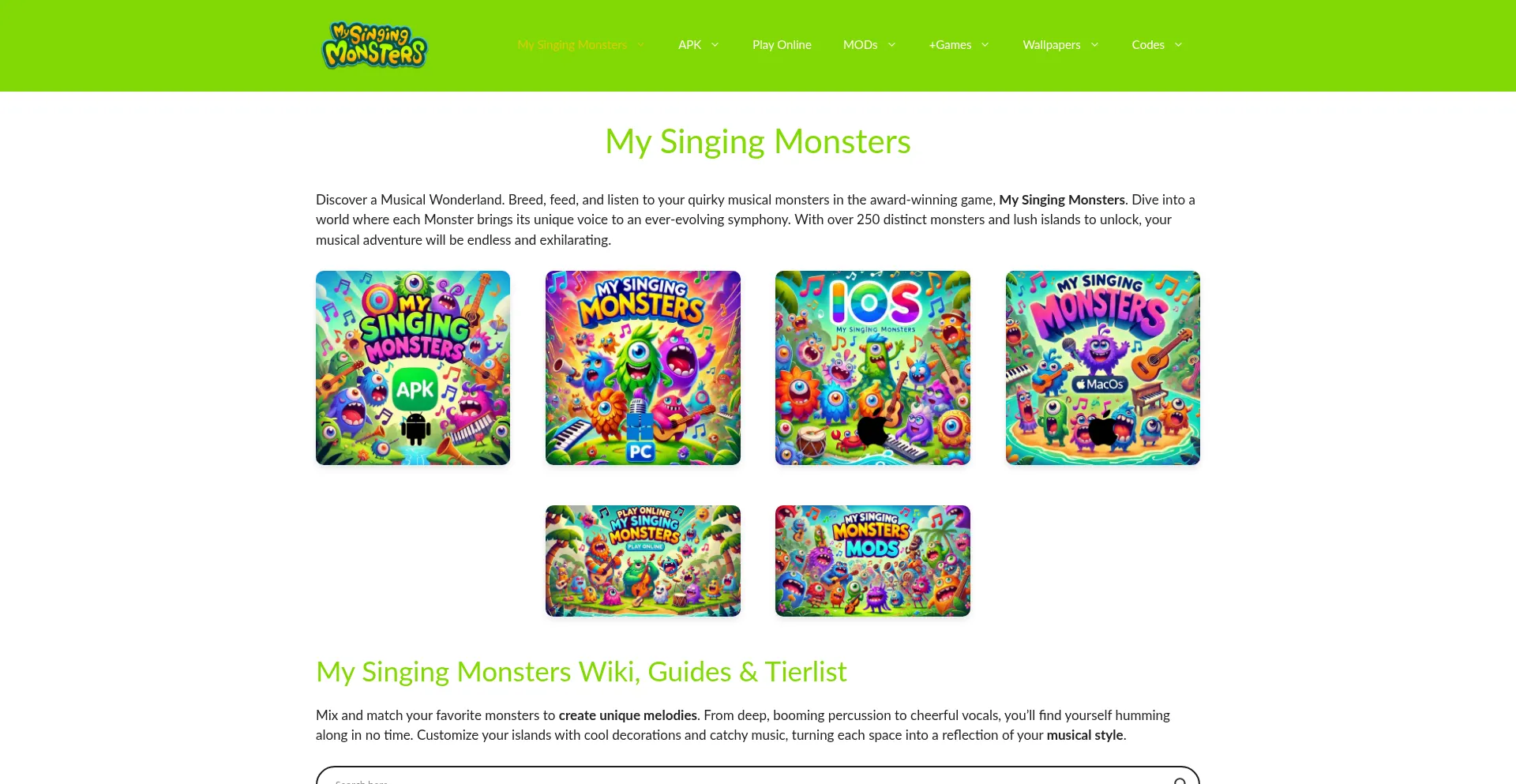 Singing-monsters.com