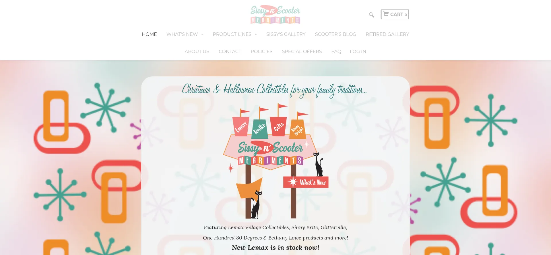 Website screenshot of Sissynscooter.com