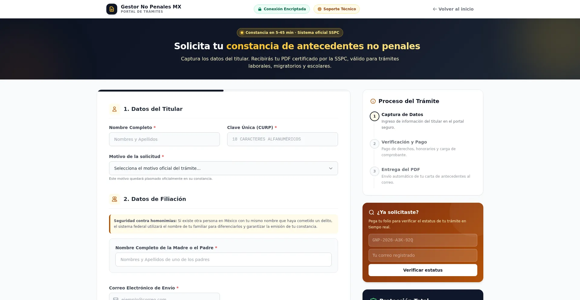 Sistema.gestornopenalesmx.com