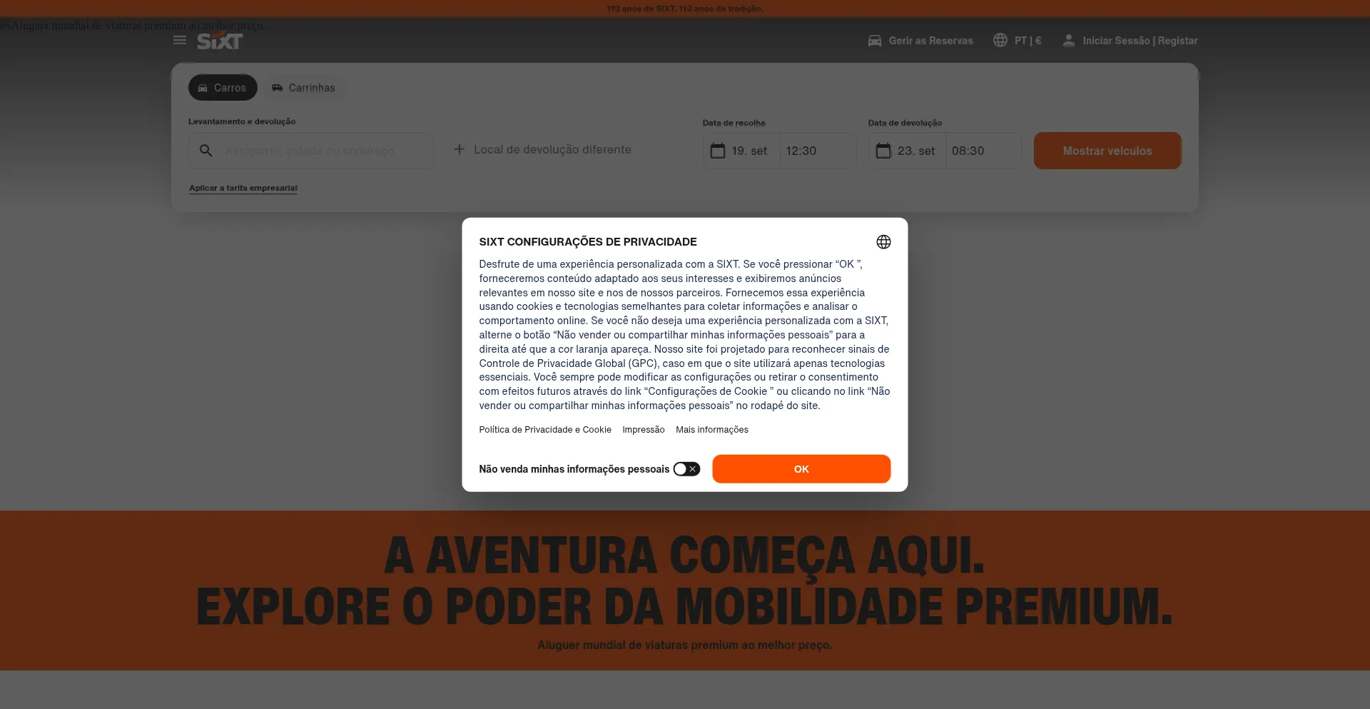 Sixt.pt est-il Sûr et Fiable ?