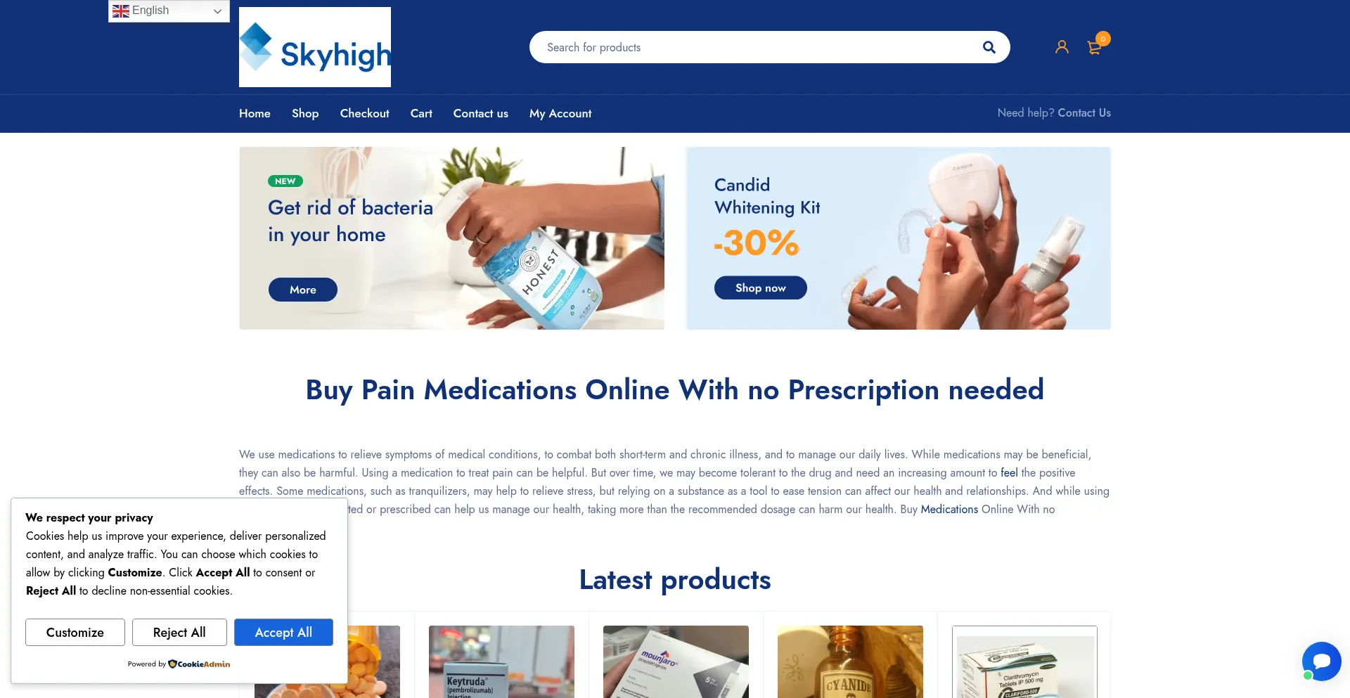 Skyhighpharma.com est-il Sûr et Fiable ?