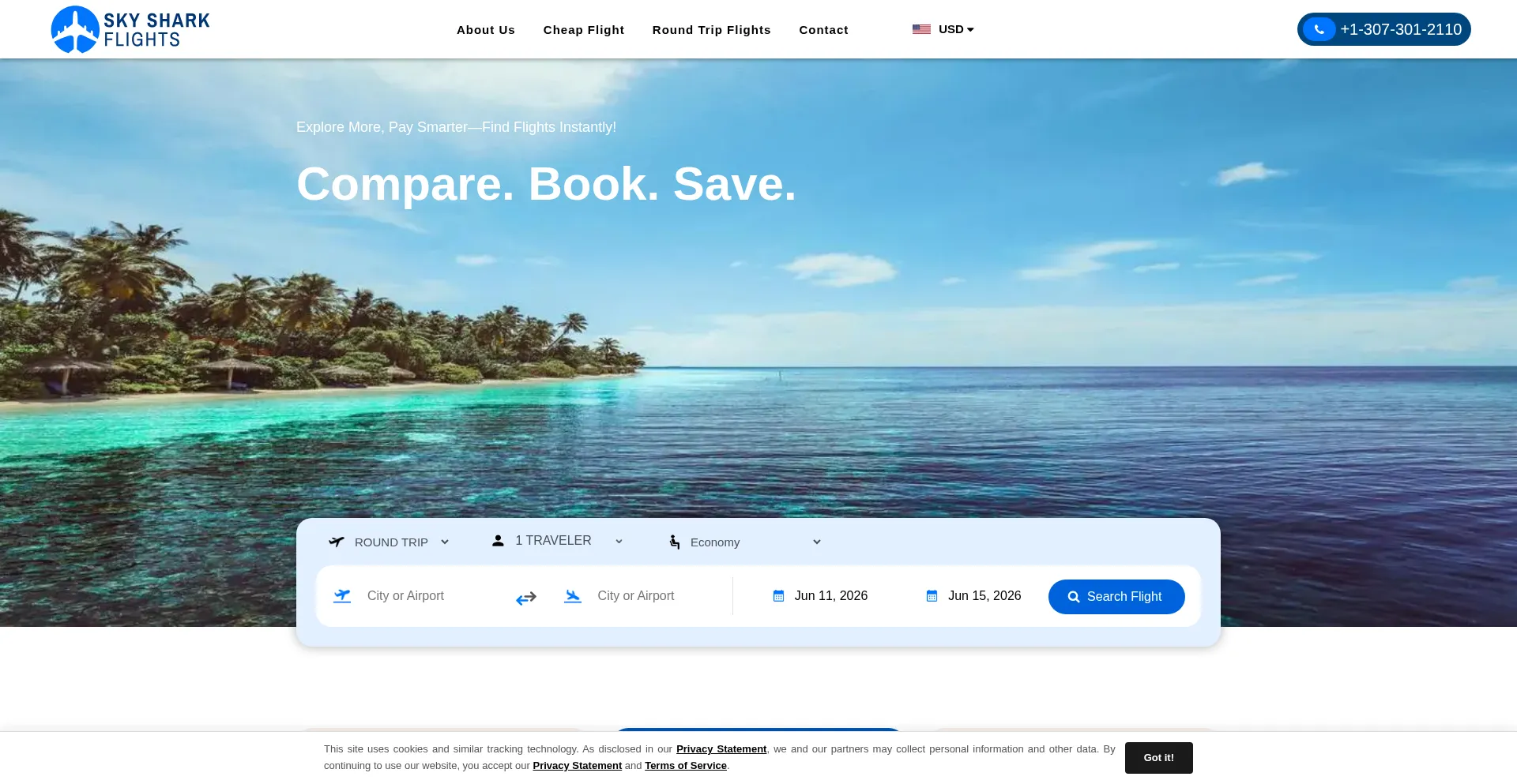 Skysharkflights.com