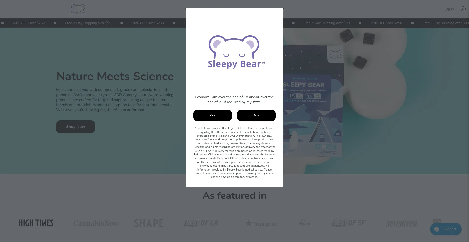 Sleepybeargummies.com est-il Sûr et Fiable ?