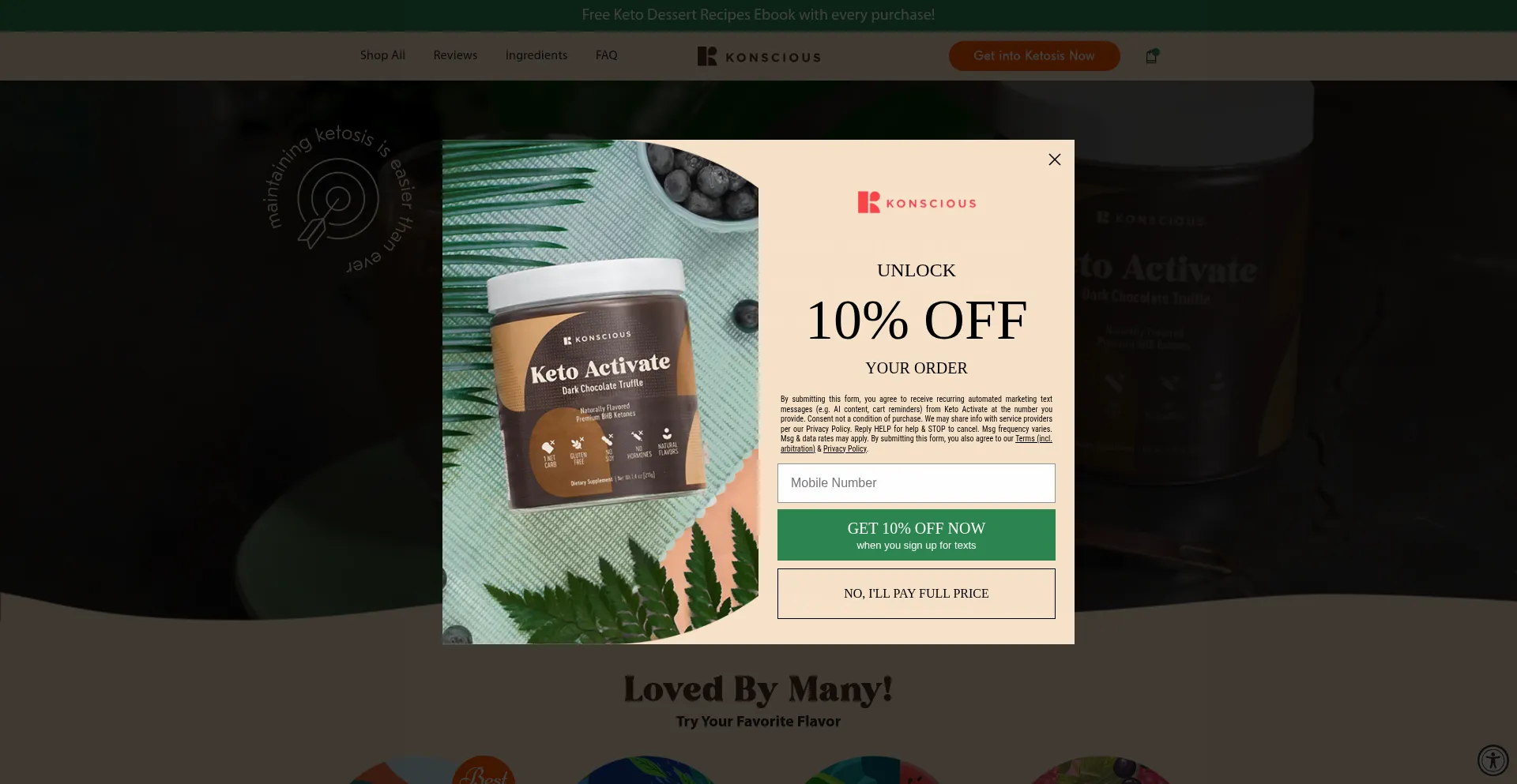 Website screenshot of Slimmingchocolate.com