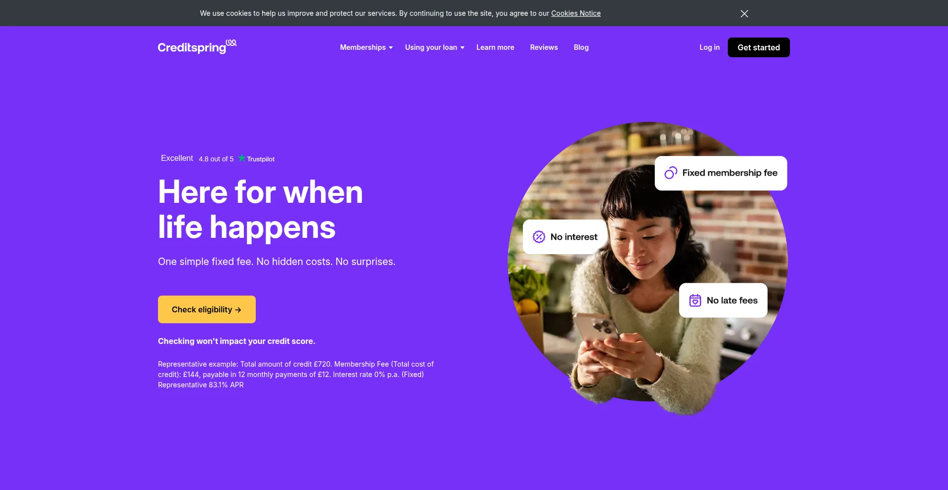 Sms.creditspring.co.uk