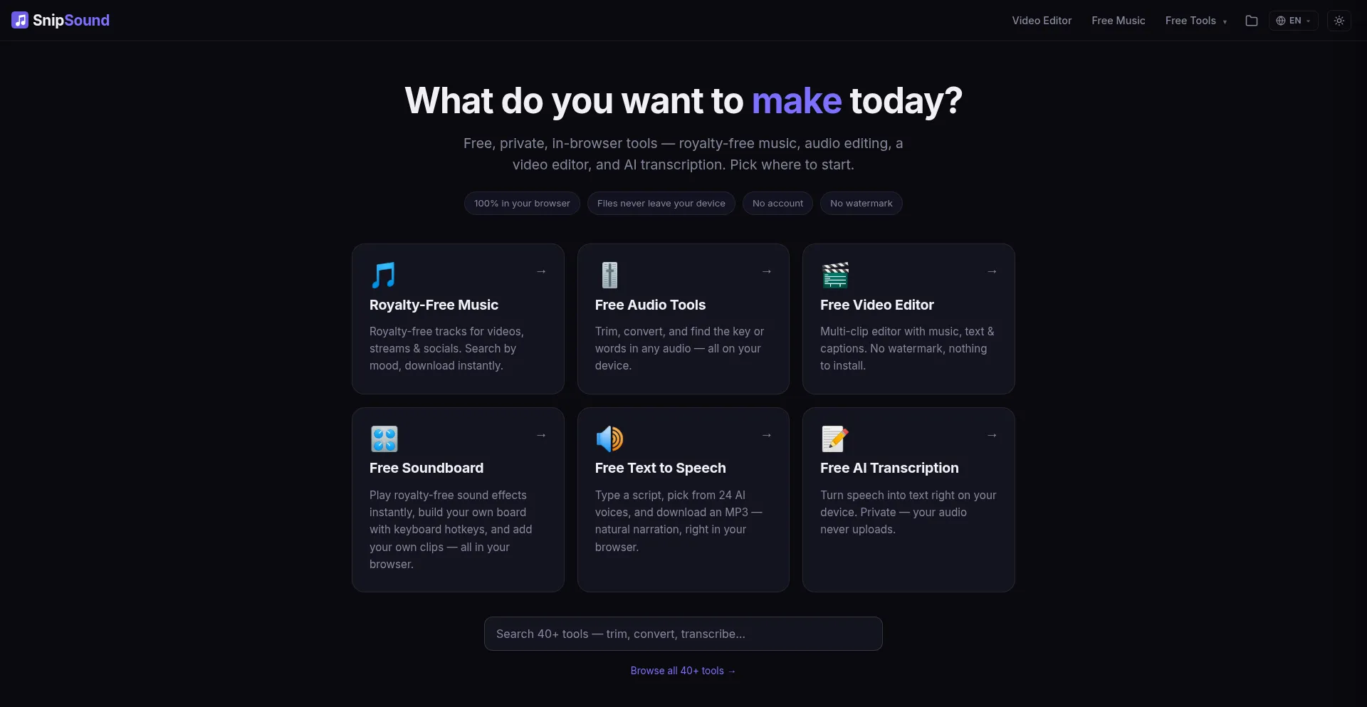 Snipsound.com