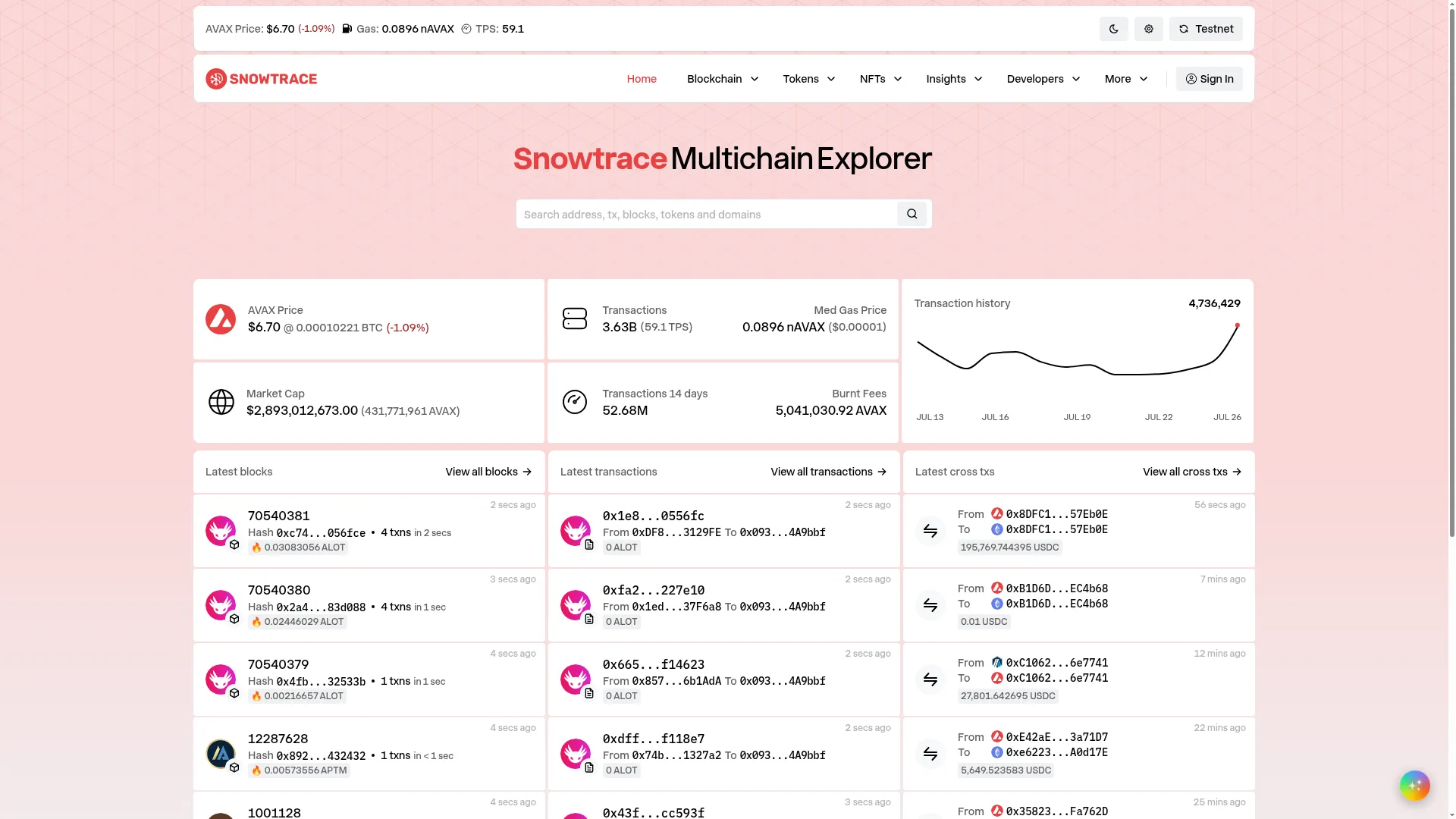 Snowtrace.io