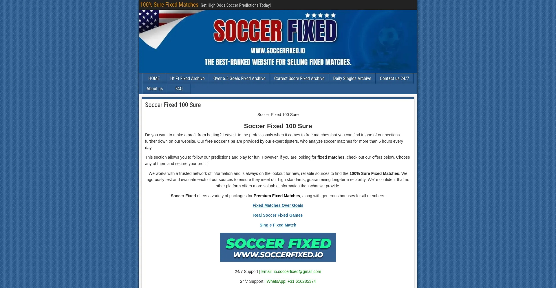Soccerfixed.io est-il Sûr et Fiable ?