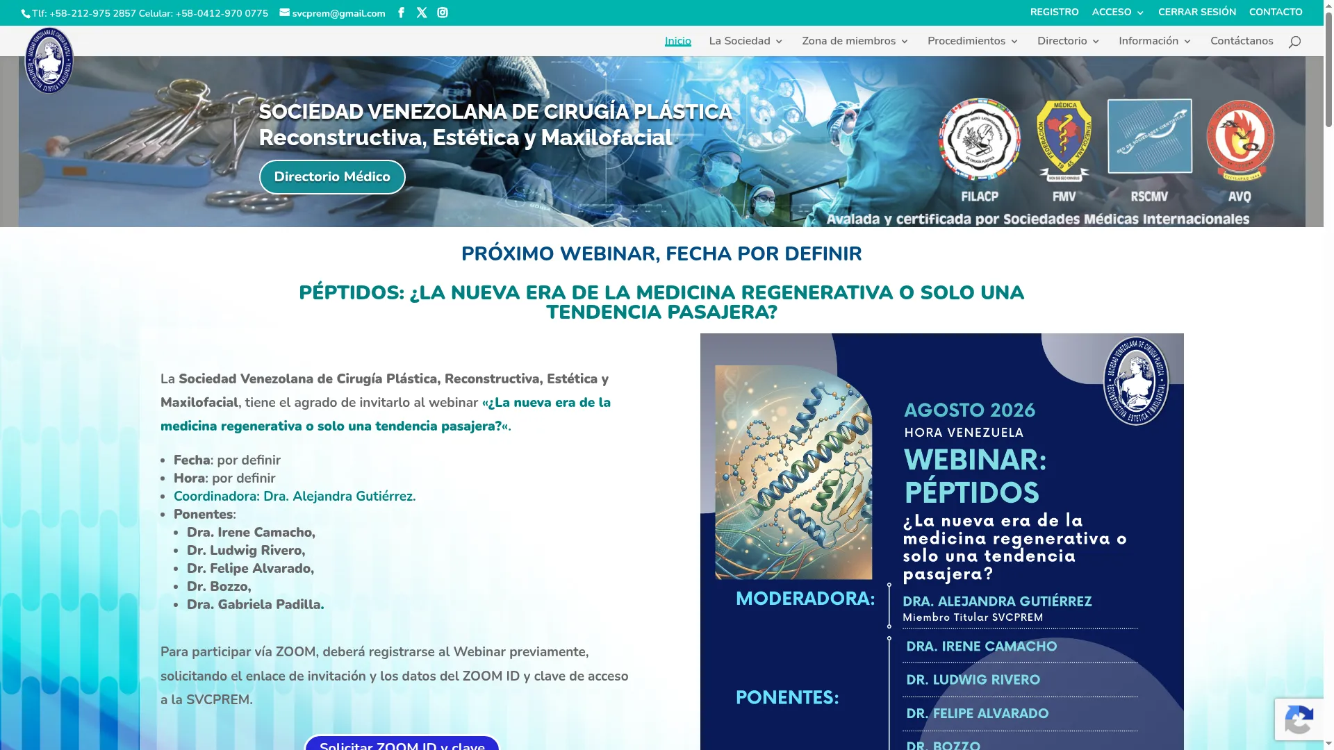 Sociedadvenezolanacirugiaplastica.org