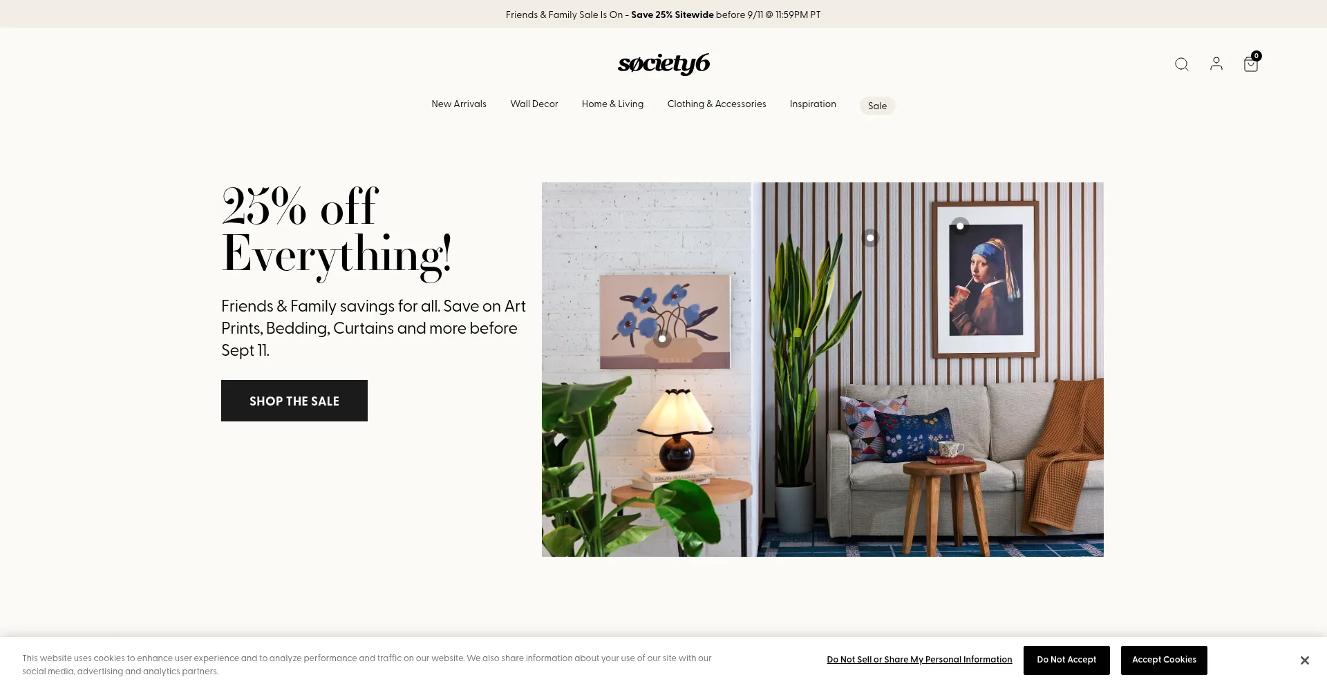 Society6.com Screenshot