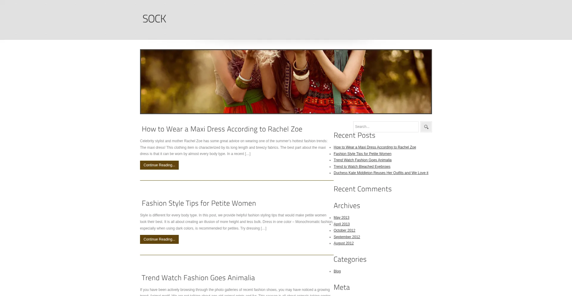 Sock.com Screenshot