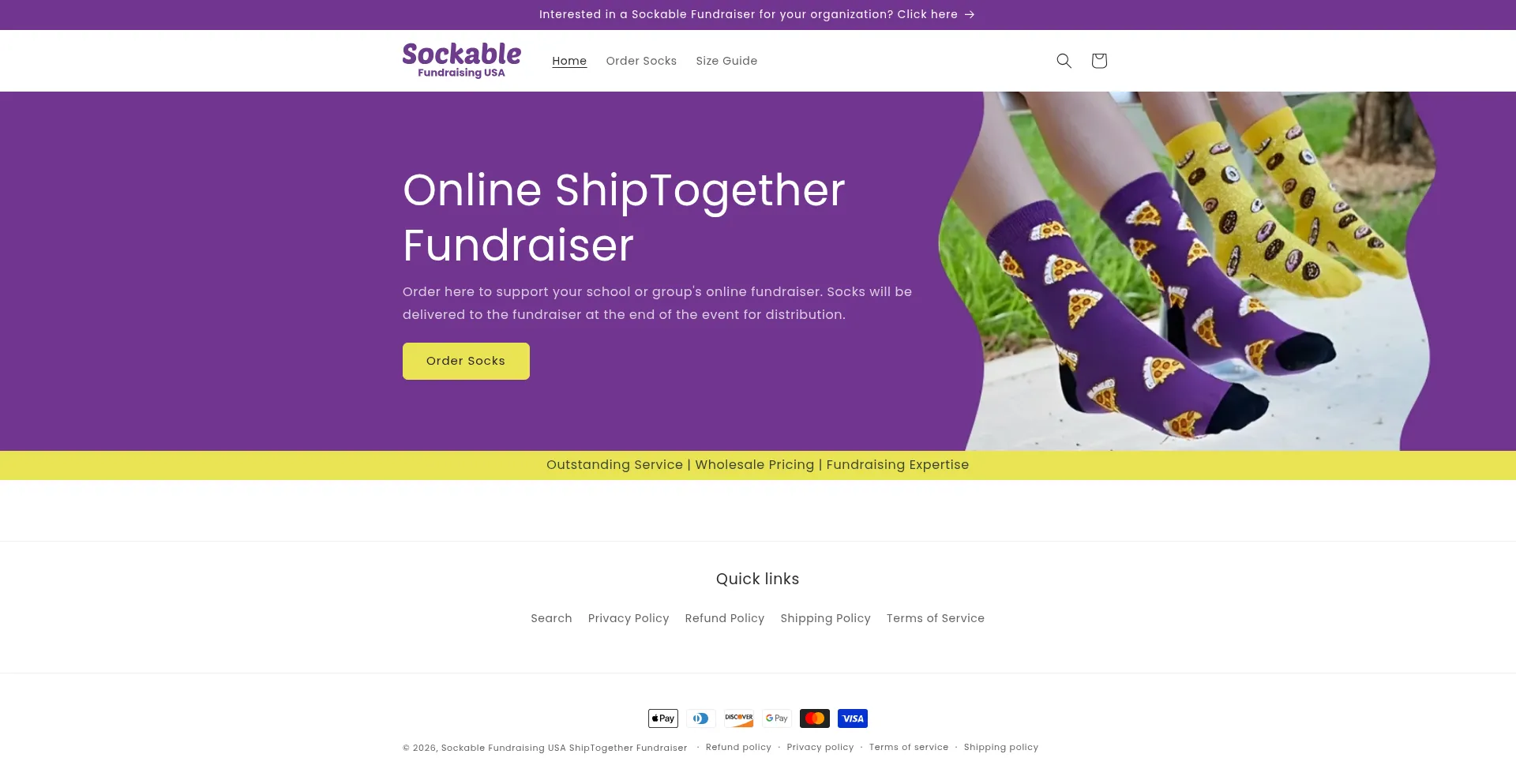 Sockablefundraiser.com