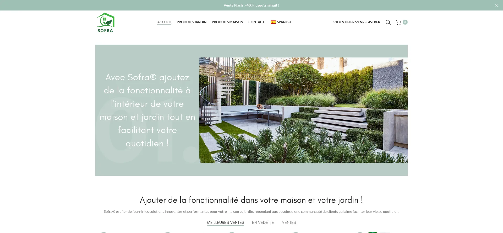 Website screenshot of Sofra-online.com