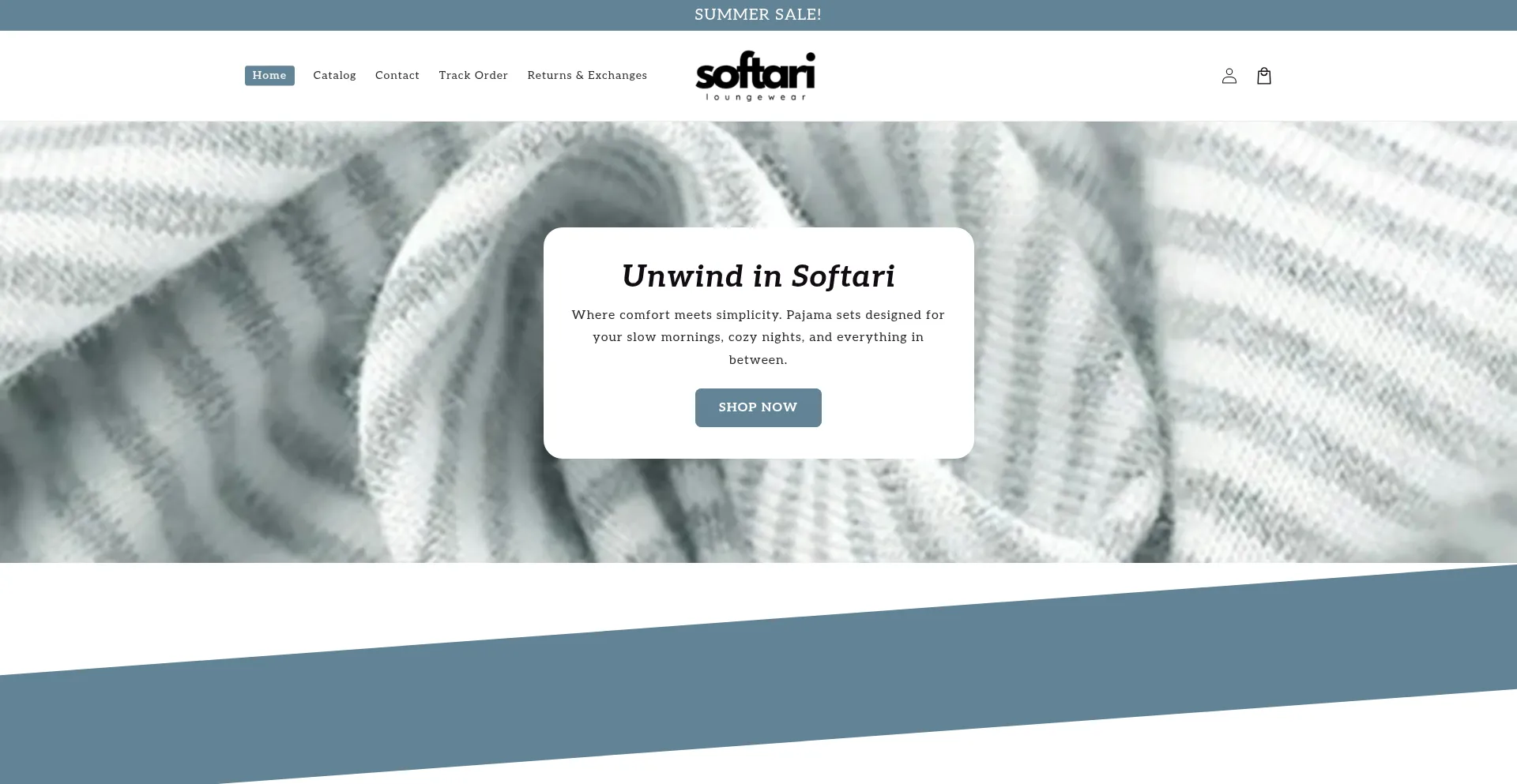 Website screenshot of Softari.store