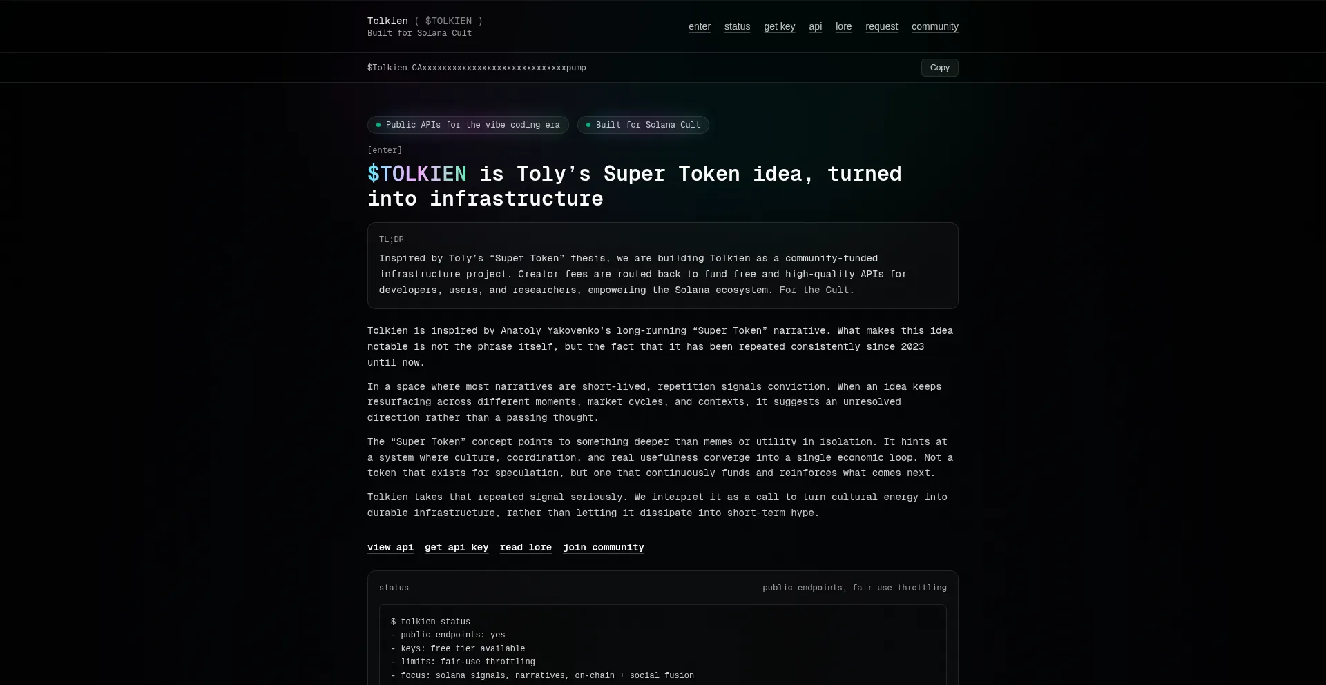 Solana-tolkien.xyz