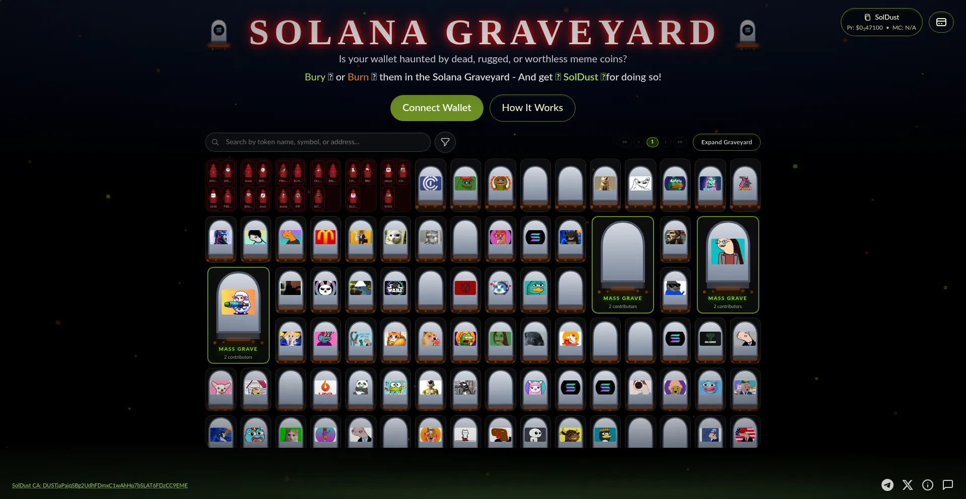 Solgraveyard.com