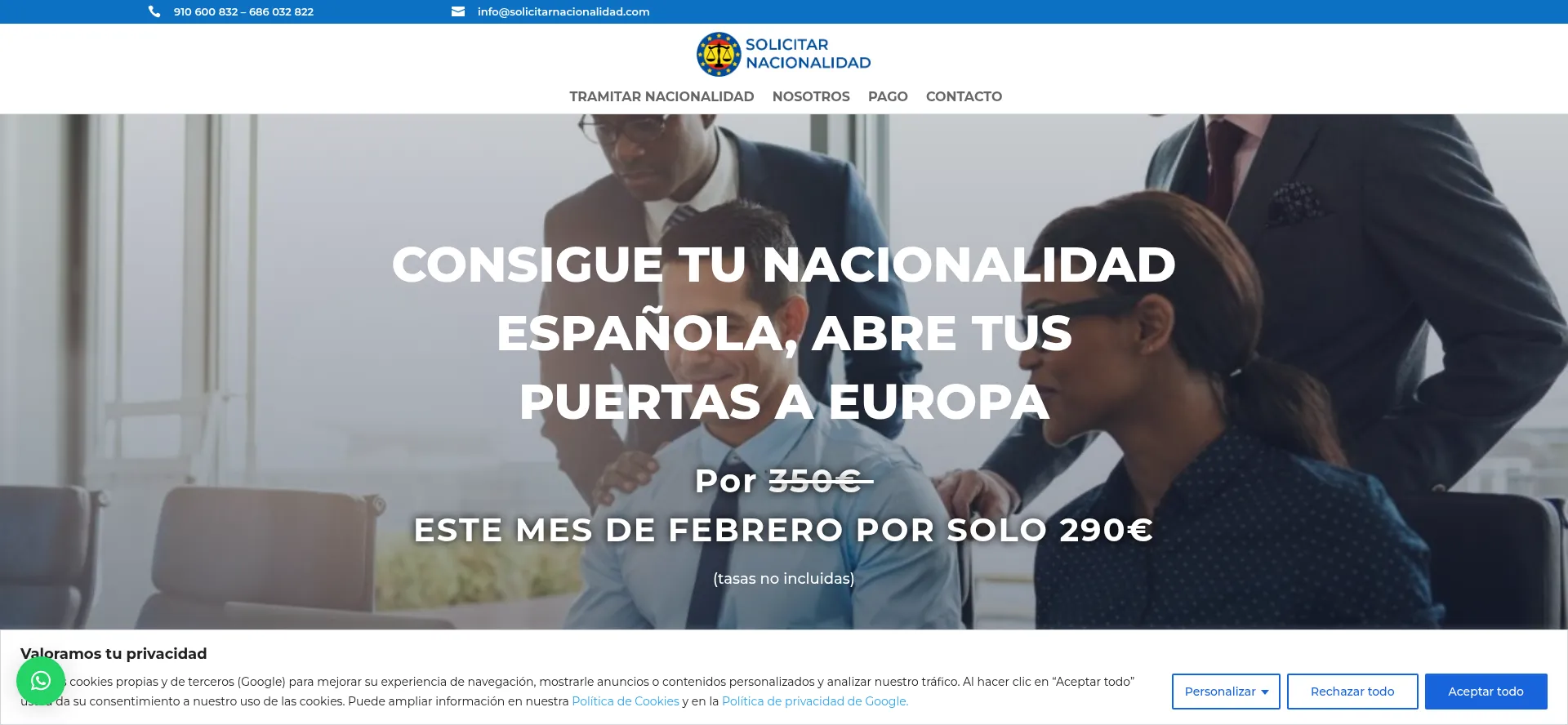 Solicitarnacionalidad.com