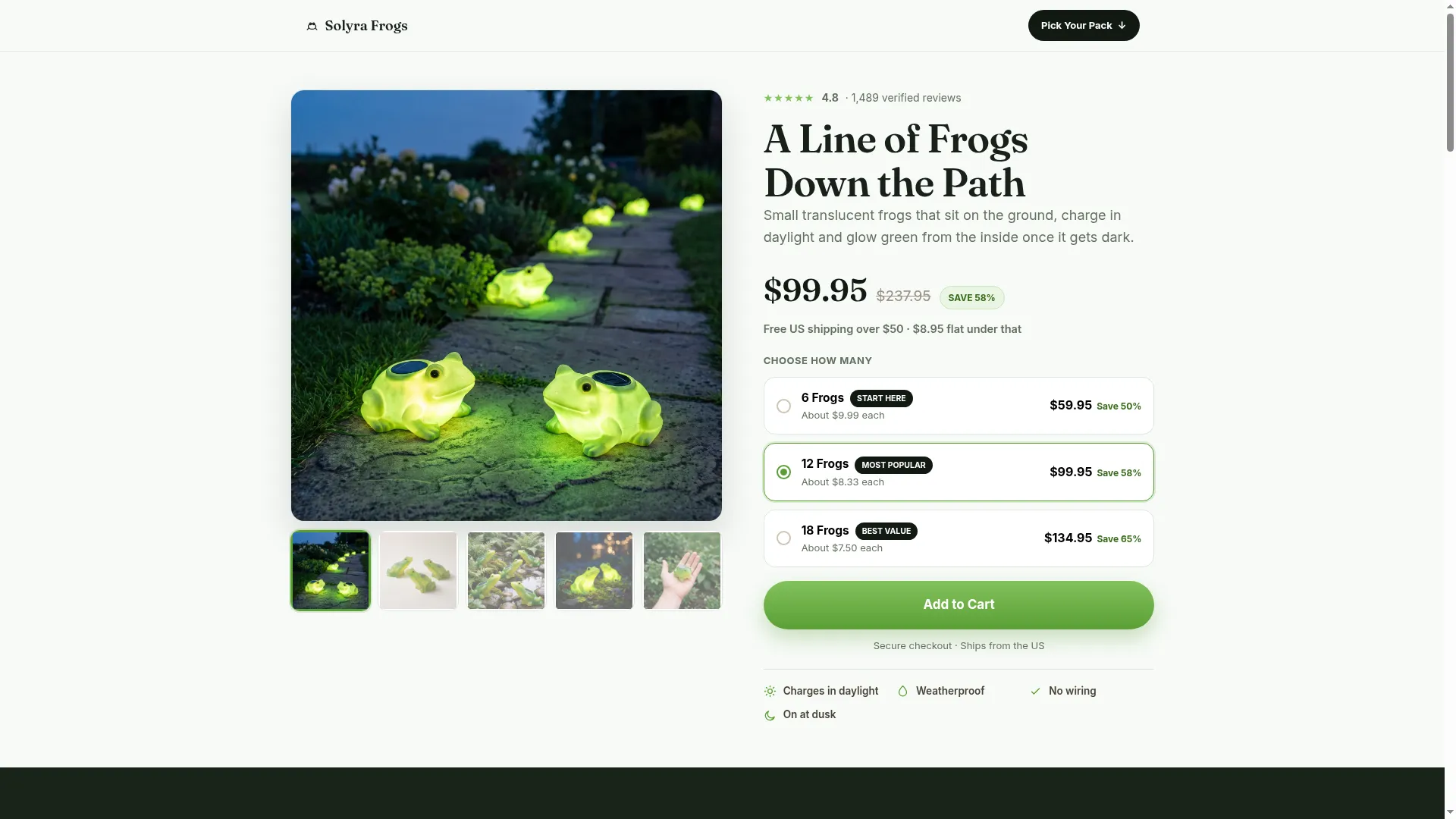 Solyrafroglight.com