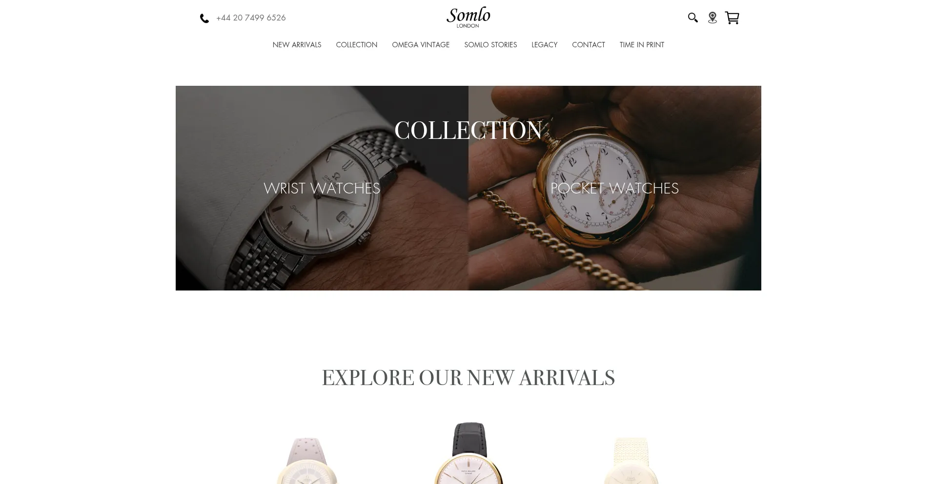 Website screenshot of Somlo.com