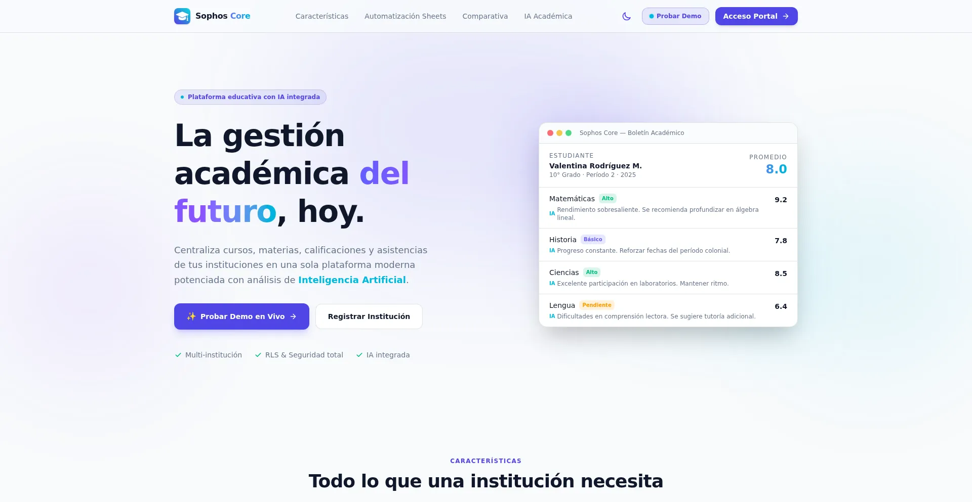 Sophoscore.com