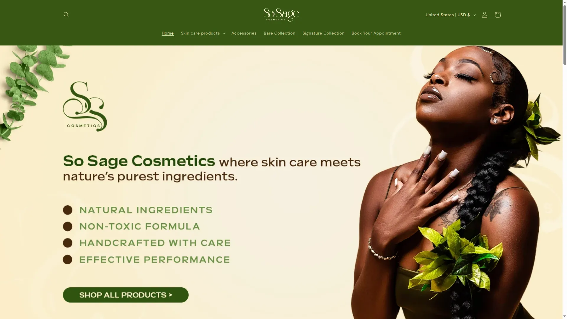 Sosagecosmetics.com