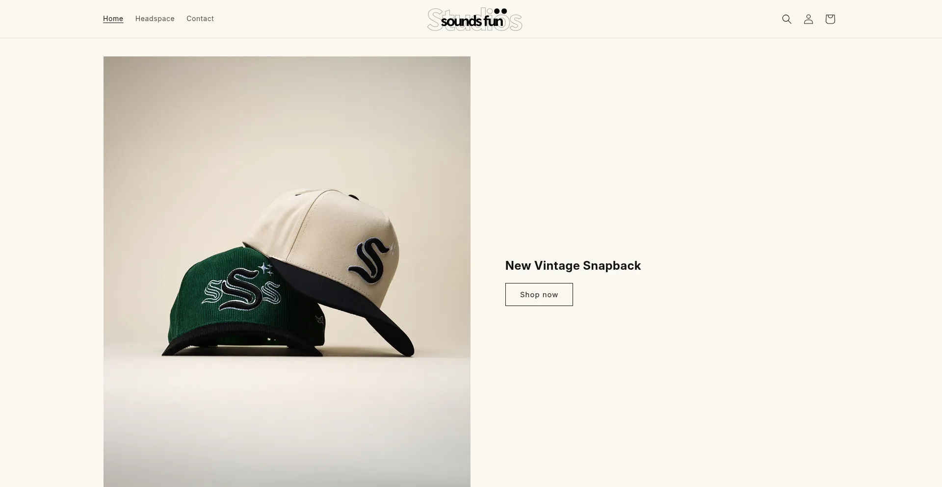Website screenshot of Soundsfunstudios.com